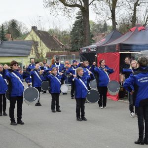 Umzug zum Osterfeuer - Burgtonna