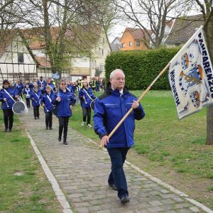 Umzug zum Osterfeuer - Burgtonna